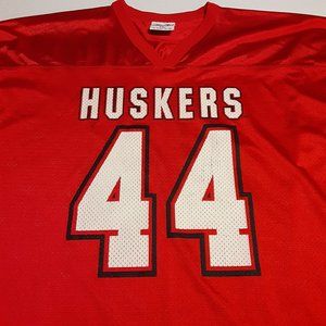 VTG 90's Logo Athletic Nebraska Cornhuskers Football Jersey Size XXL Made in USA